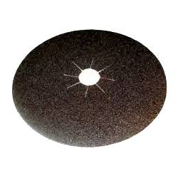 an abrasive coated disc with a slotted hole