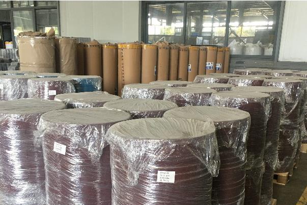 20 rolls aluminium oxide abrasive jumbo rolls and 30 abrasive belt rolls delivery today